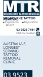 Mobile Screenshot of melbournetattooremoval.com.au